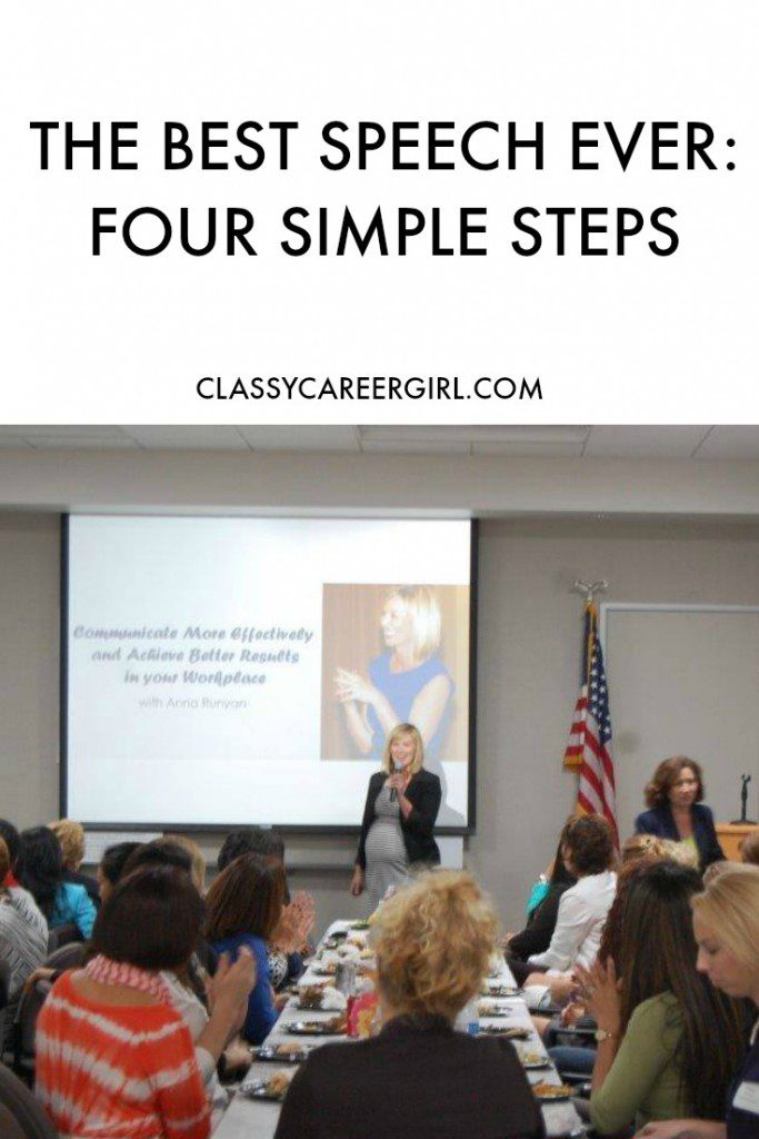 The Best Speech Ever: 4 Simple Steps