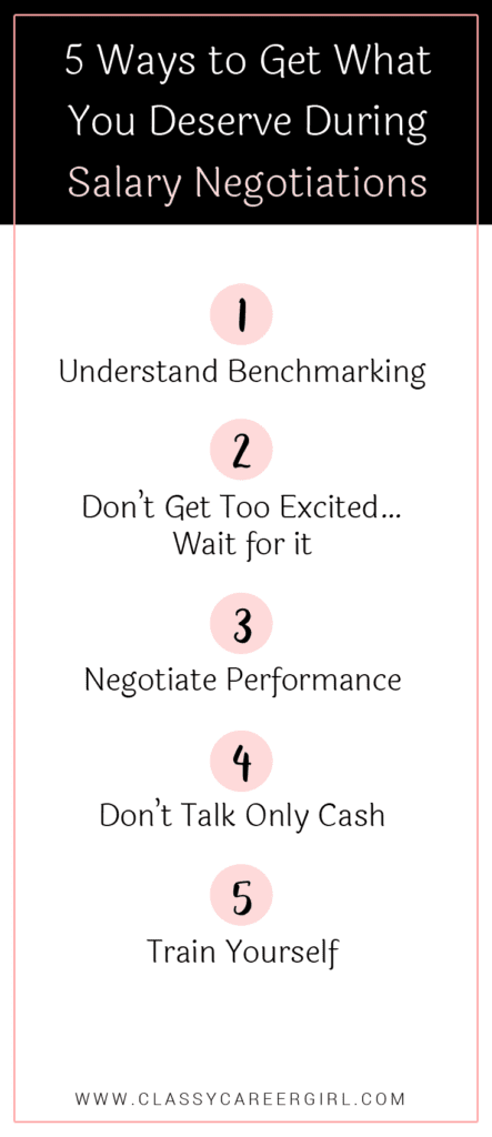 5 Ways to Get What You Deserve During Salary Negotiations list