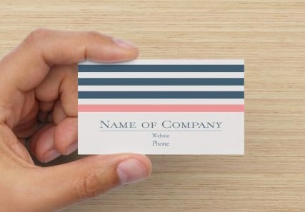 Stripes Business Cards Design
