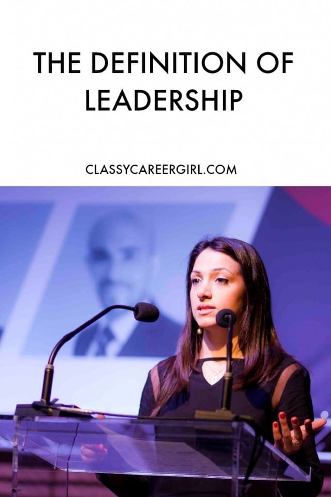 The definition of leadership