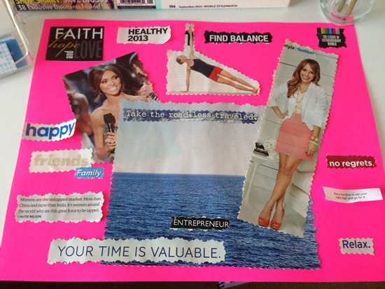 Anna Runyan's 2013 Vision Board