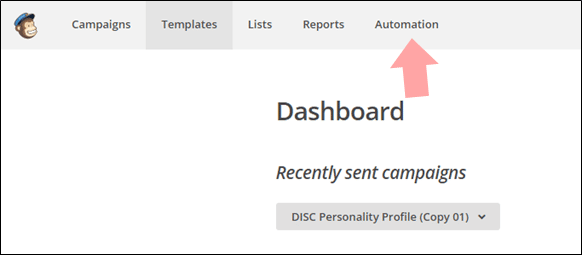 mailchimp dashboard