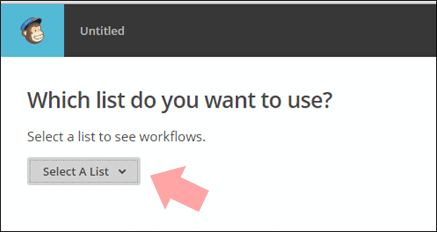 mailchimp segment recepient