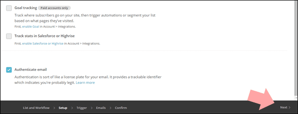 mailchimp workflow configuration 03