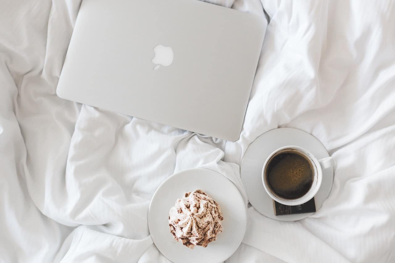 coffee and laptop