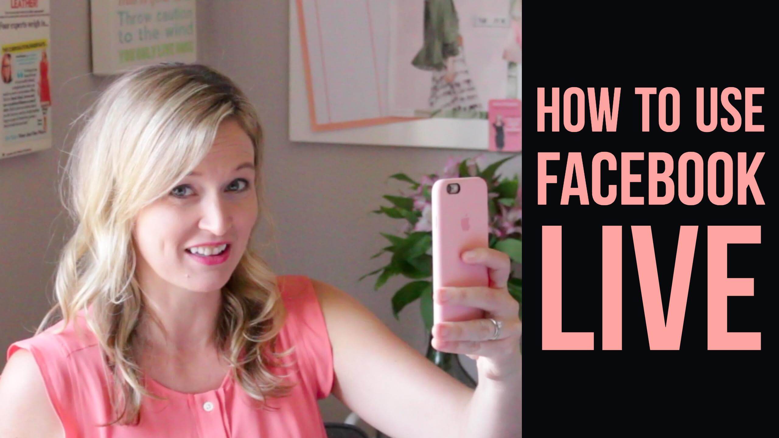 How to use facebook live