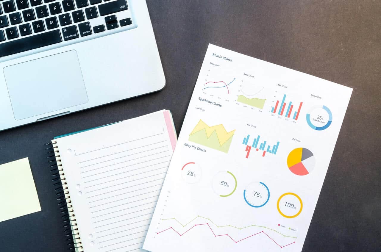 Successfful business charts