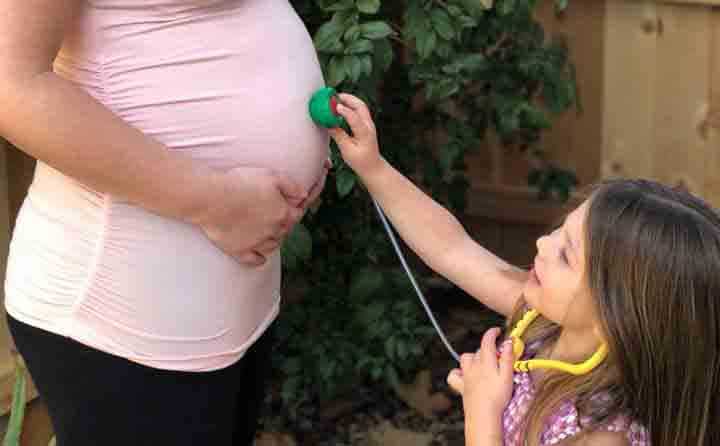 Anna and Mila and baby 2