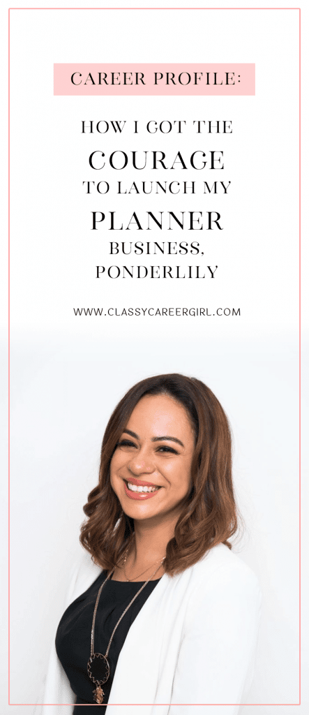 Career Profile - How I Got the Courage to Launch My Planner Business, Ponderlily (1)