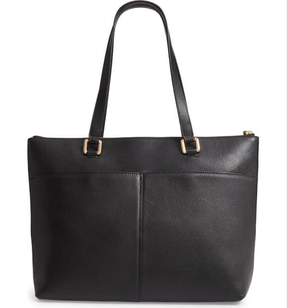Lexa Pebbled Leather Tote