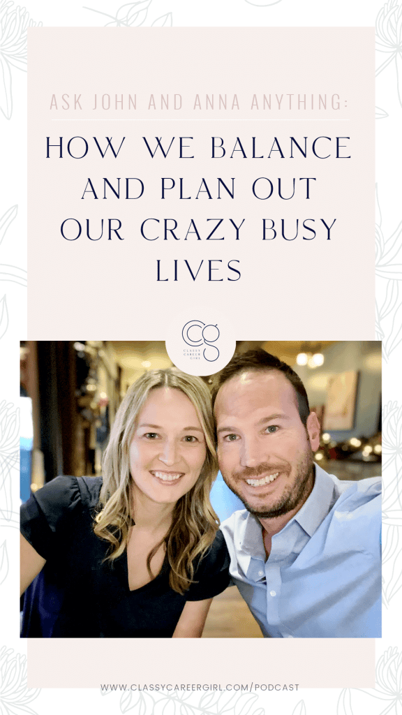 How We Balance and Plan Out Our Crazy Busy Lives IG Story