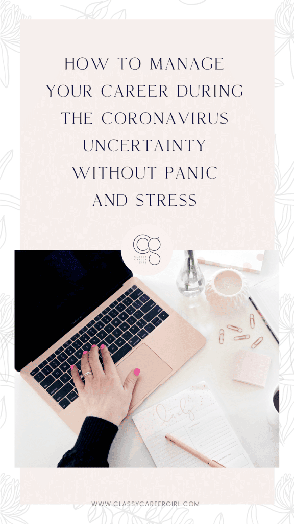 Manage Your Career During The Coronavirus Uncertainty