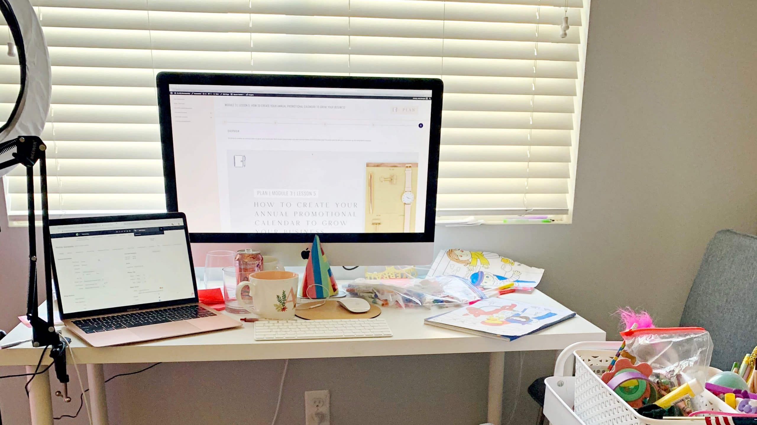 working from home - workspace