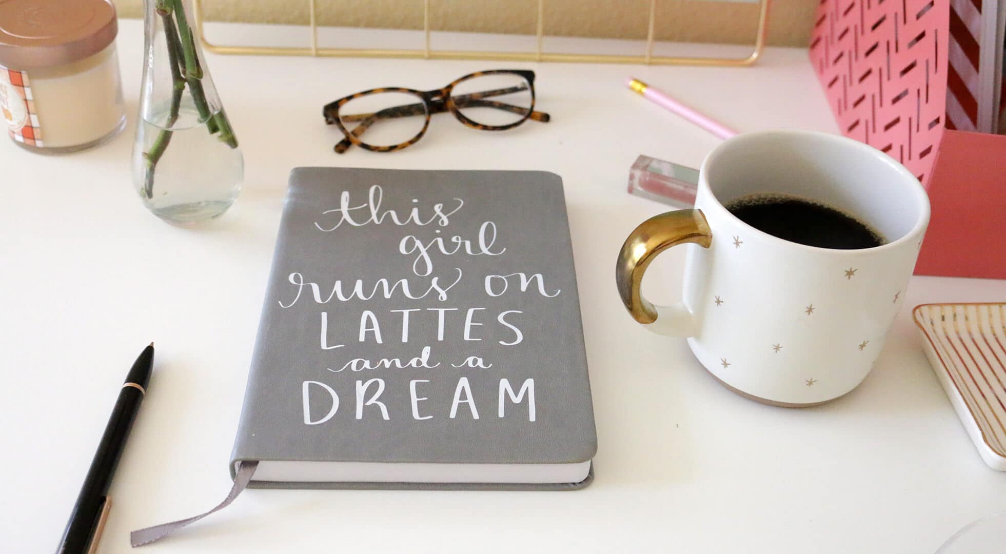 planner and coffee on my desk Planning my daily habits and to-do lists