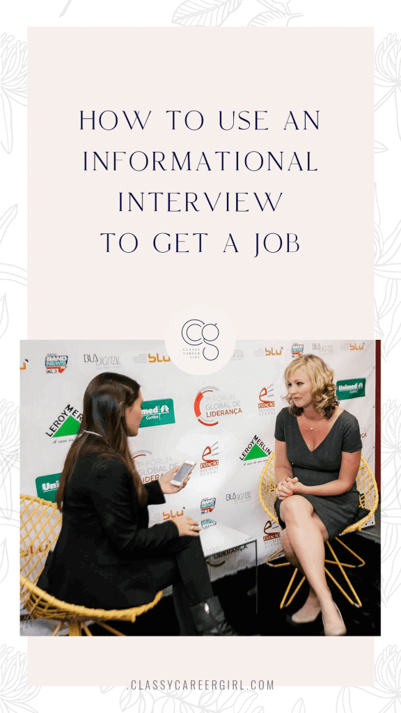 How To Use an Informational Interview To Get a Job - CCG