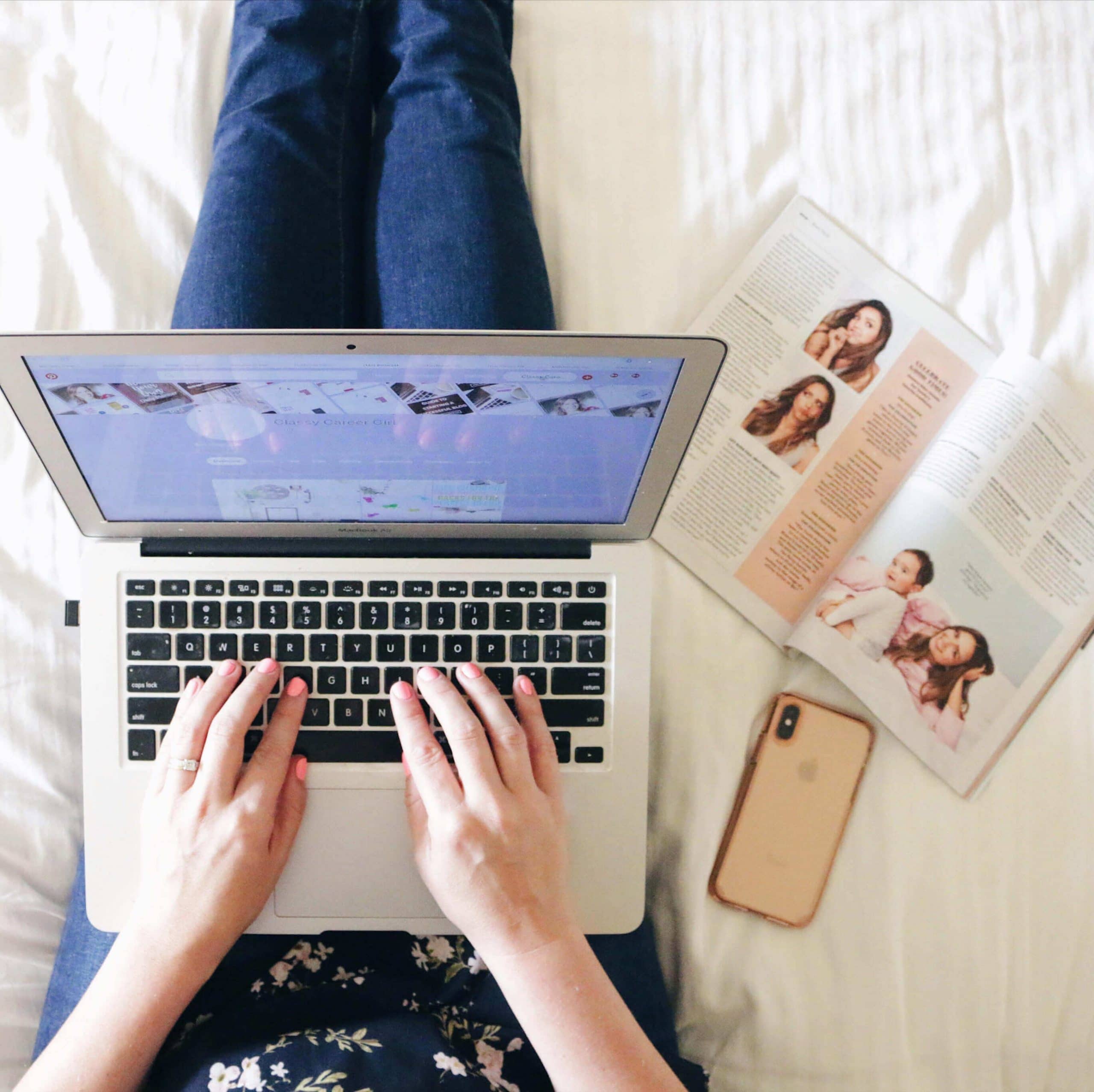 Computer phone – social media Branding that speaks to your coaching clients