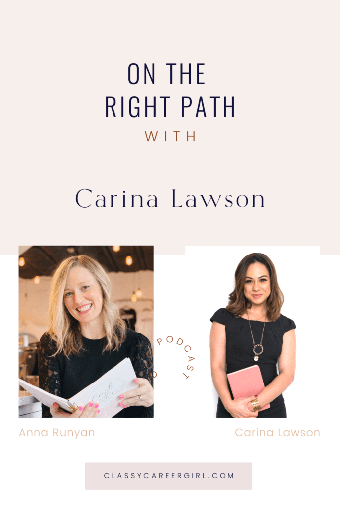 Anna Runyan interviews Carina Lawson of Ponderlilly planners about she got on the right path once she decided to stop hiding behind her popular planner brand.